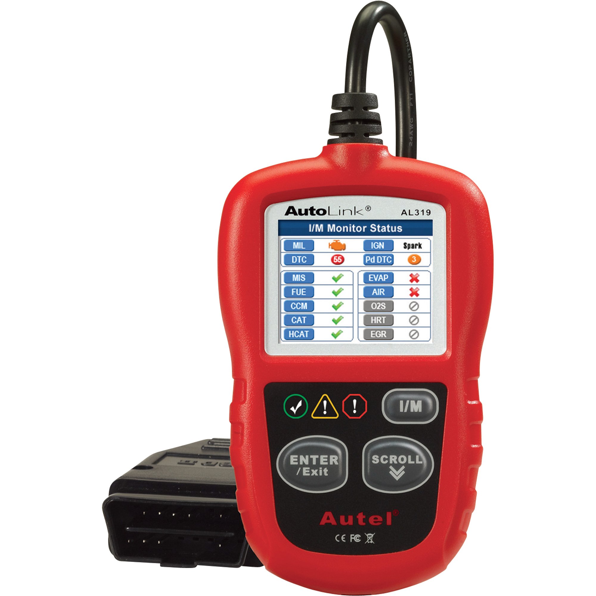 Autel AutoLink AL319 OBD II/EOBD Code Reader — Model# AL319